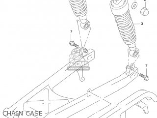 CHAIN CASE - GZ250 MARAUDER 2003 (K3) USA (E03)