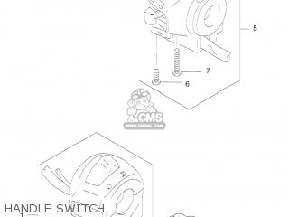 HANDLE SWITCH - GZ250 MARAUDER 2003 (K3) USA (E03)