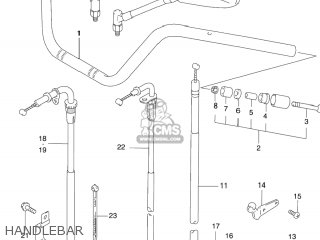 HANDLEBAR - GZ250 MARAUDER 2003 (K3) USA (E03)