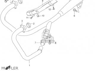 MUFFLER - GZ250 MARAUDER 2003 (K3) USA (E03)