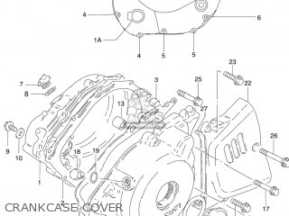 CRANKCASE COVER - GZ250 MARAUDER 2004 (K4) USA (E03)