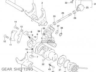 GEAR SHIFTING - GZ250 MARAUDER 2004 (K4) USA (E03)