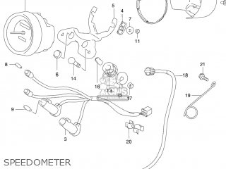 SPEEDOMETER - GZ250 MARAUDER 2004 (K4) USA (E03)