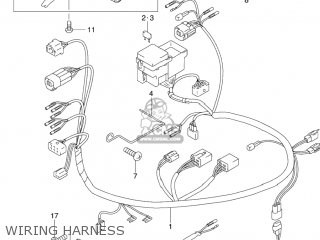 WIRING HARNESS - GZ250 MARAUDER 2004 (K4) USA (E03)