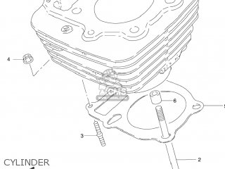 CYLINDER - GZ250 MARAUDER 2005 (K5) USA (E03)