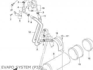 EVAPO SYSTEM (P33) - GZ250 MARAUDER 2006 (K6) USA (E03)