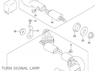 TURN SIGNAL LAMP - GZ250 MARAUDER 2006 (K6) USA (E03)