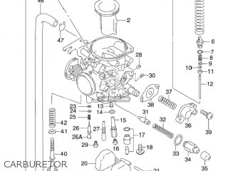 CARBURETOR - GZ250 MARAUDER 2007 (K7) USA (E03)