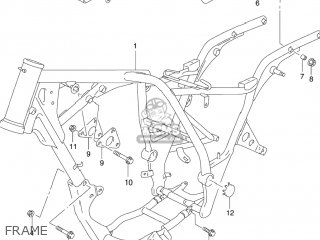 FRAME - GZ250 MARAUDER 2007 (K7) USA (E03)