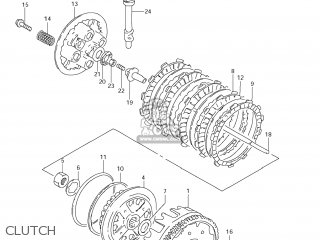 CLUTCH - GZ250 MARAUDER 2008 (K8) USA (E03)