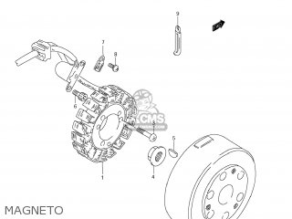 MAGNETO - GZ250 MARAUDER 2008 (K8) USA (E03)