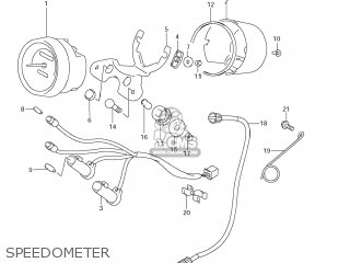SPEEDOMETER - GZ250 MARAUDER 2008 (K8) USA (E03)