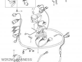 WIRING HARNESS - GZ250 MARAUDER 2008 (K8) USA (E03)