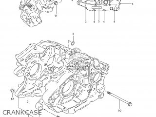 CRANKCASE - GZ250 MARAUDER 2009 (K9) USA (E03)