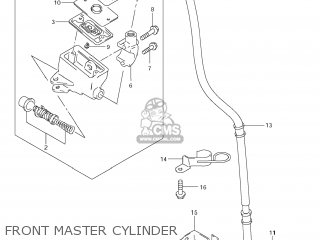 FRONT MASTER CYLINDER - GZ250 MARAUDER 2009 (K9) USA (E03)