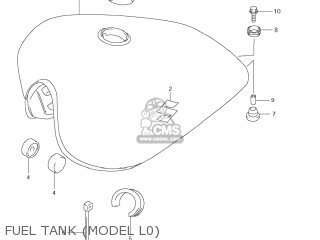FUEL TANK (MODEL L0) - GZ250 MARAUDER 2009 (K9) USA (E03)