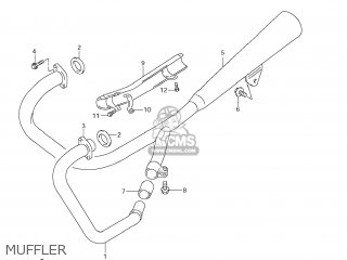 MUFFLER - GZ250 MARAUDER 2009 (K9) USA (E03)