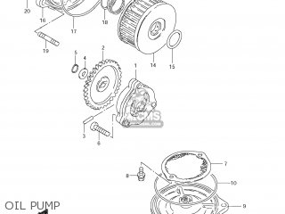 OIL PUMP - GZ250 MARAUDER 2009 (K9) USA (E03)