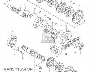 TRANSMISSION - GZ250 MARAUDER 2009 (K9) USA (E03)