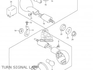 TURN SIGNAL LAMP - GZ250 MARAUDER 2009 (K9) USA (E03)