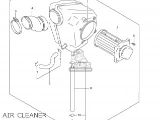 AIR CLEANER - GZ250 MARAUDER 2010 (L0) USA (E03)