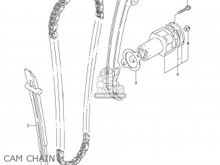 CAM CHAIN - GZ250 MARAUDER 2010 (L0) USA (E03)