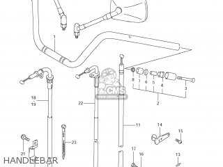 HANDLEBAR - GZ250 MARAUDER 2010 (L0) USA (E03)