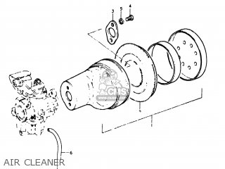 AIR CLEANER - JR50 1978 (C) USA (E03)