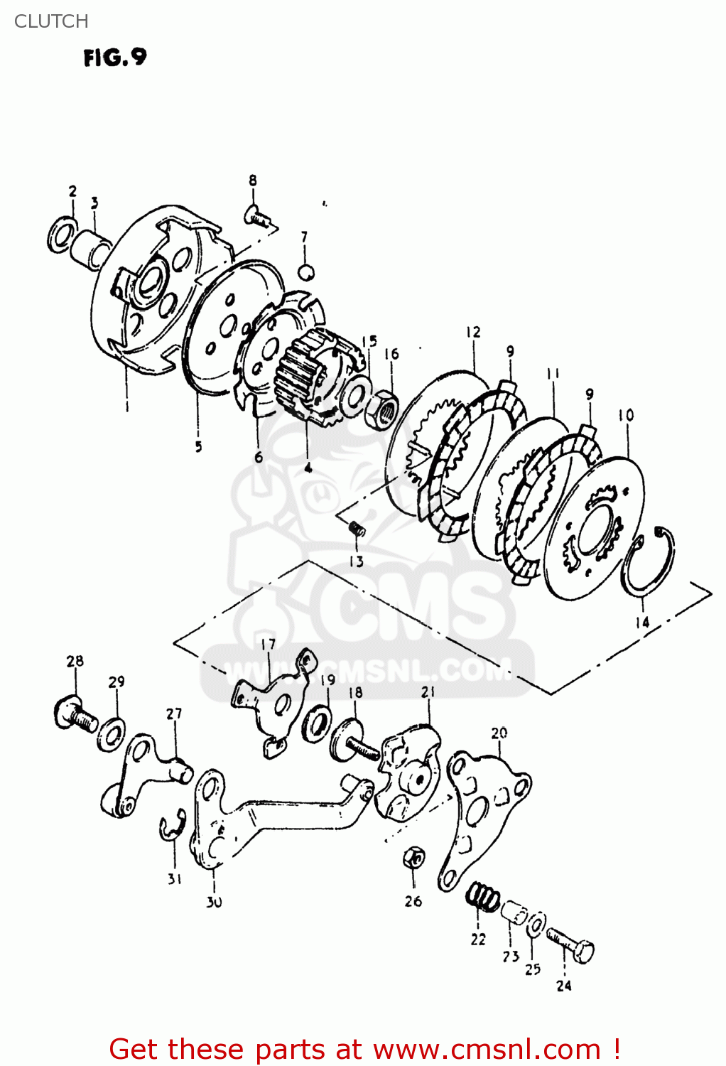 CLUTCH JR50 1979 (N) USA (E03)