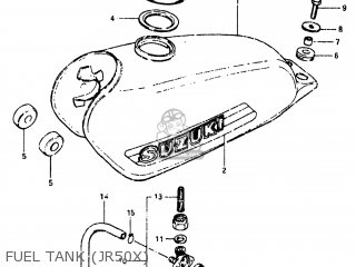 FUEL TANK (JR50X) - JR50 1979 (N) USA (E03)