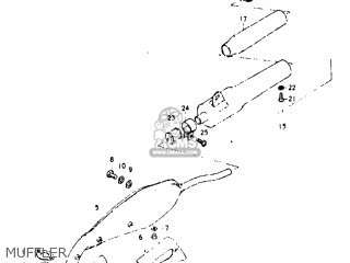 MUFFLER - JR50 1979 (N) USA (E03)