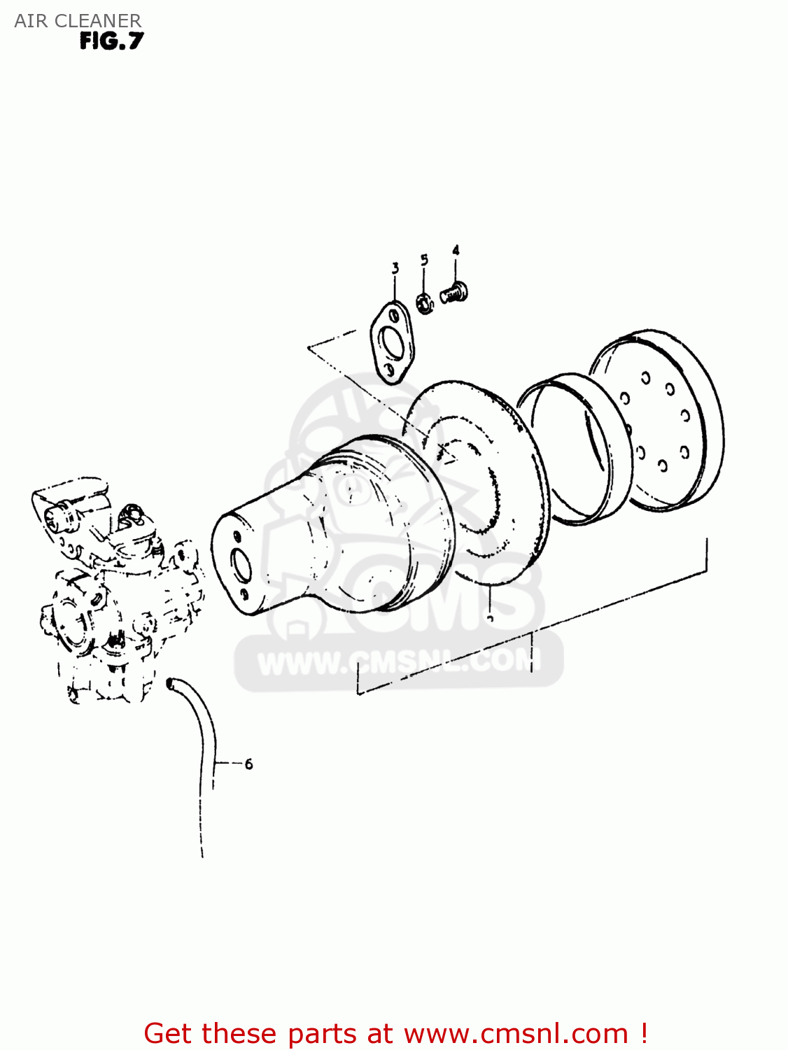 AIR CLEANER JR50 1980 (G) USA (E03)