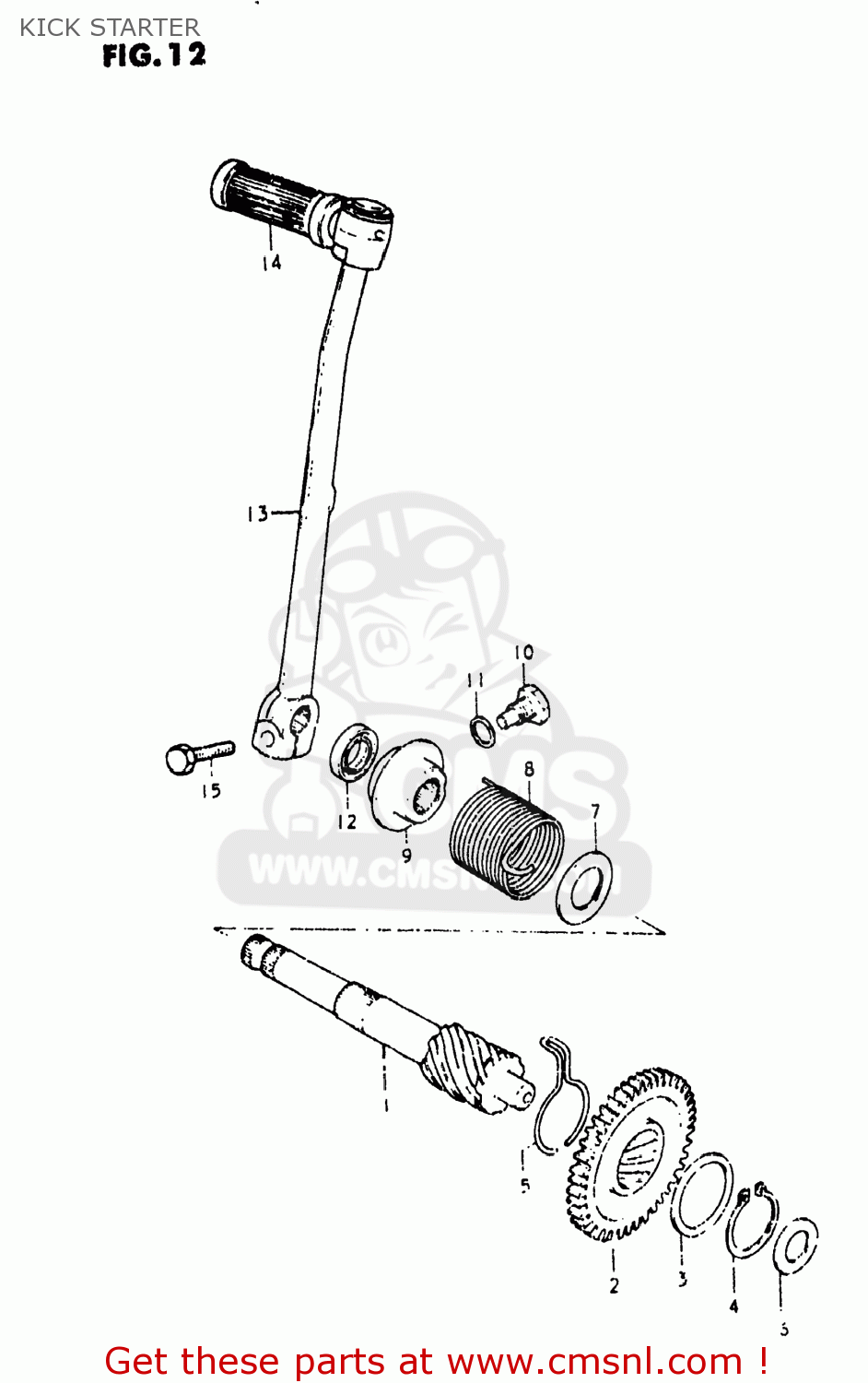 KICK STARTER JR50 1980 (G) USA (E03)