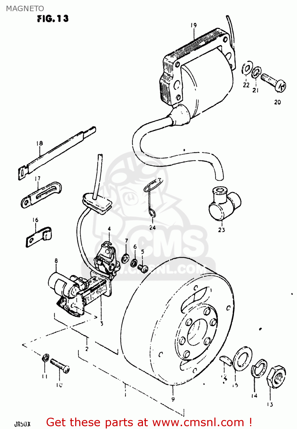 MAGNETO JR50 1980 (G) USA (E03)