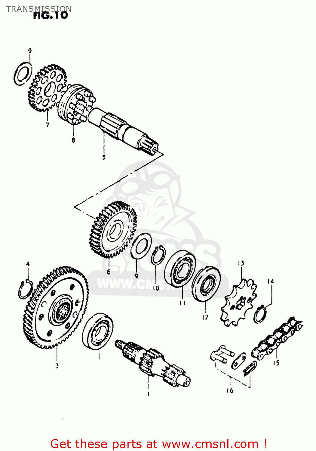 TRANSMISSION JR50 1980 (G) USA (E03)