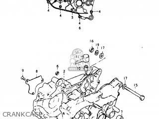 CRANKCASE - JR50 1980 (G) USA (E03)