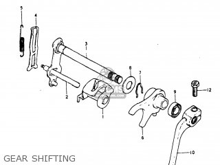 GEAR SHIFTING - JR50 1980 (G) USA (E03)