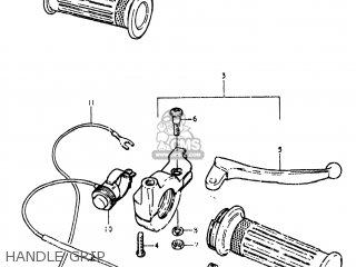 HANDLE GRIP - JR50 1980 (G) USA (E03)