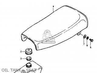 OIL TANK - SEAT - JR50 1980 (G) USA (E03)