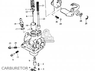 CARBURETOR - JR50 1981 (X) USA (E03)