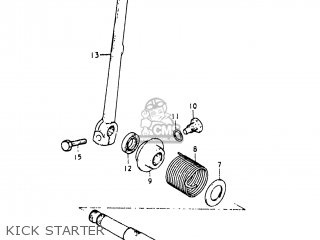 KICK STARTER - JR50 1981 (X) USA (E03)
