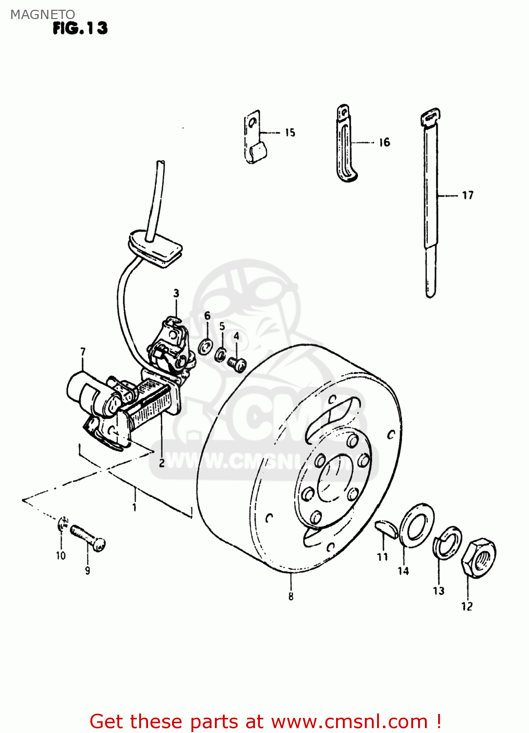 MAGNETO JR50 1982 (Z) USA (E03)