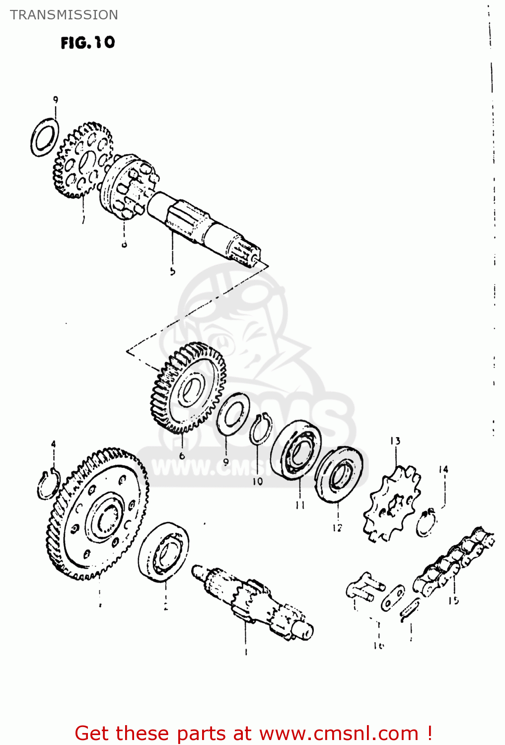 TRANSMISSION JR50 1982 (Z) USA (E03)