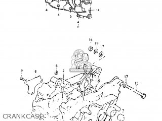 CRANKCASE - JR50 1982 (Z) USA (E03)