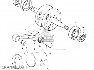 CRANKSHAFT - JR50 1982 (Z) USA (E03)