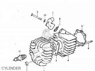 CYLINDER - JR50 1982 (Z) USA (E03)