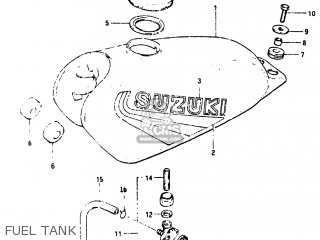 FUEL TANK - JR50 1982 (Z) USA (E03)