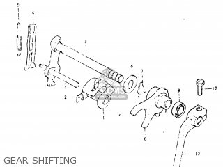 GEAR SHIFTING - JR50 1982 (Z) USA (E03)