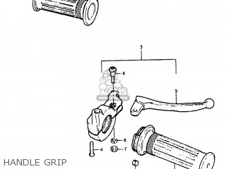HANDLE GRIP - JR50 1982 (Z) USA (E03)