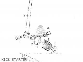 KICK STARTER - JR50 1982 (Z) USA (E03)